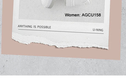 Li-Ning Women's COMMON 80s Lifestyle Shoes DUAL CUSHION Wearable Sport Shoes Classic Comfortable LiNing Leisure Sneakers AGCU158