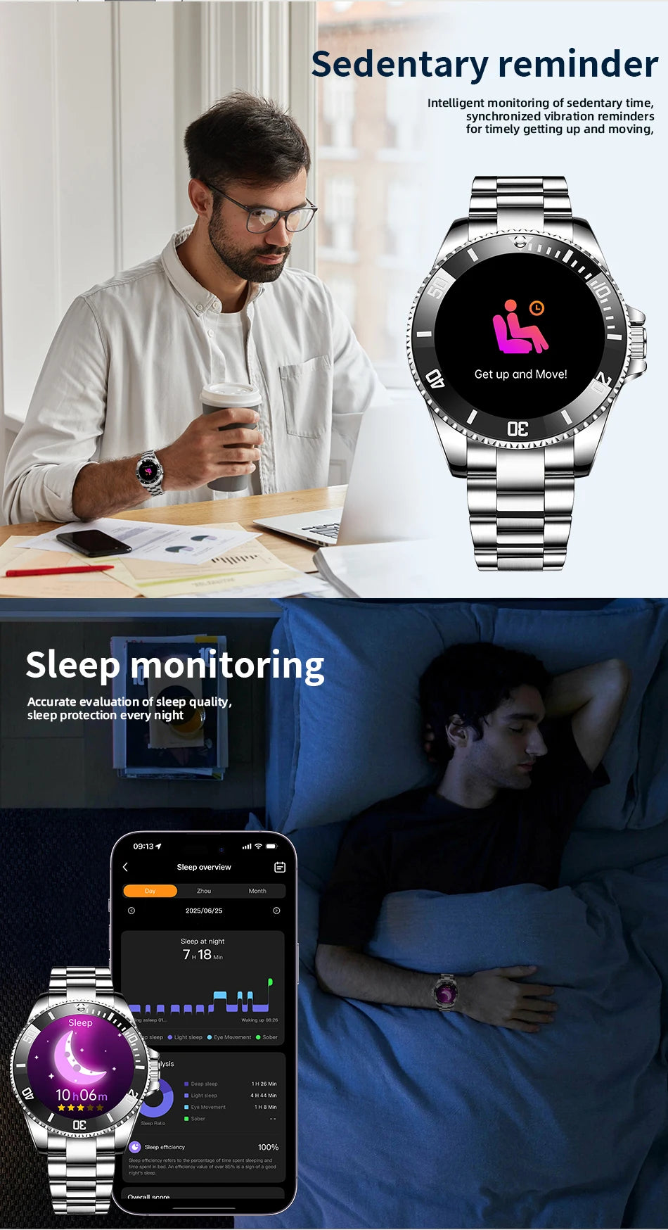 LIGE 2026 Business Smart Watch Men IP68 Waterproof Bluetooth call Sport Men Watches 1.27"HD Screen Health Monitor New Smartwatch