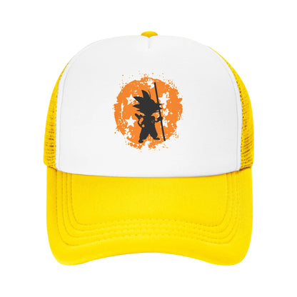 Unisex Dragon Ball Z Goku DBZ Trucker Hats Outdoor Mesh Baseball Caps Snapback Caps Hats Sun Caps Trucker Cap High Quality