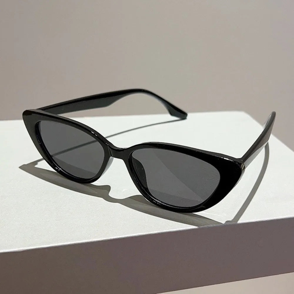 Korean Fashion Cat Eye Sunglasses Women Men Retro Style  Eyewear