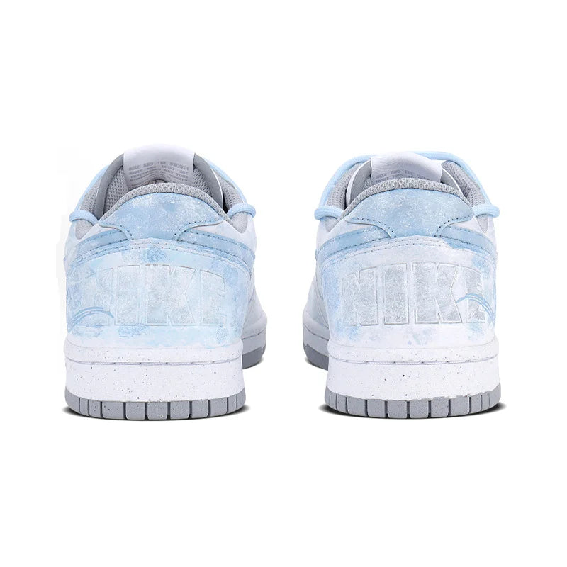 Individuell gestaltete Sneaker Nike Dunk „Fog Hidden Auspicious Clouds“ – Low-Top-Schuhe im High-Street-Retro-Stil mit chinesischer Tuschemalerei für Unisex