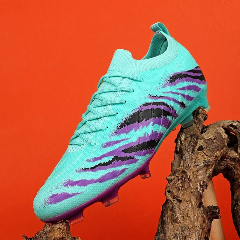 Botas de fútbol para hombre, deportivas, ultraligeras y antideslizantes, para exterior, tacos de adulto para partido, unisex, cómodas para césped, alta calidad