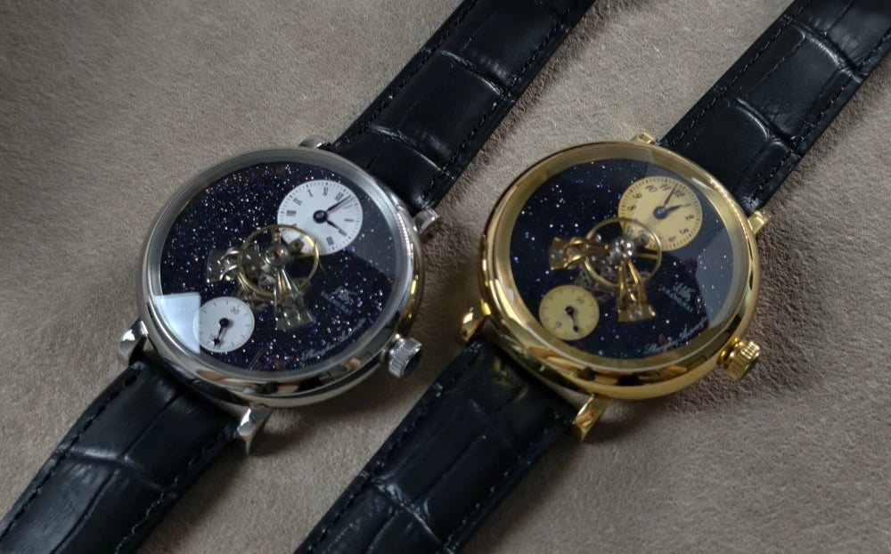 Shanghai The Bund Sky Dome Series Men's Mechanical Watch 42mm Center Flywheel Automatic Watch Limited Edition Brand Watches 865