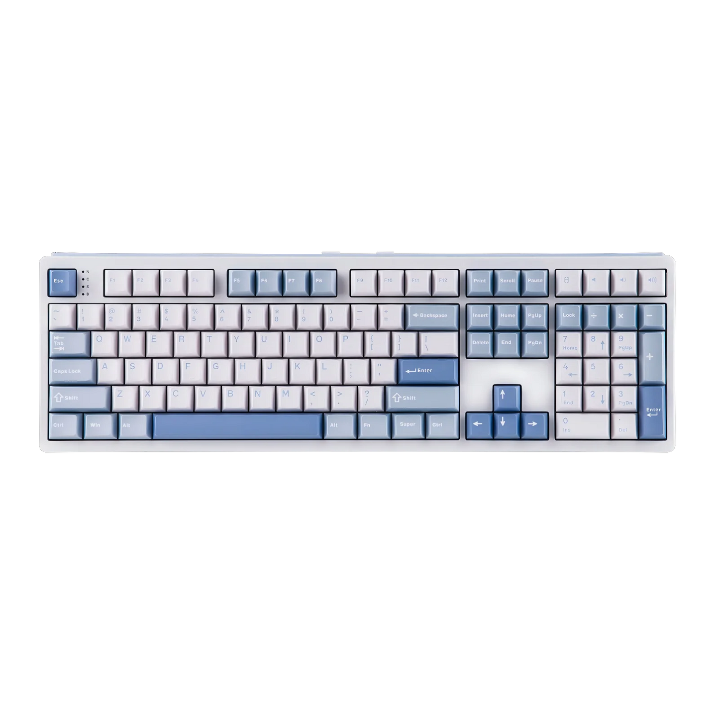 EPOMAKER TH108 100% Full Size Hot-Swap Gasket-Mounted Wired/Bluetooth/2.4Ghz Wireless Mechanical Keyboard with 10000mAh Battery