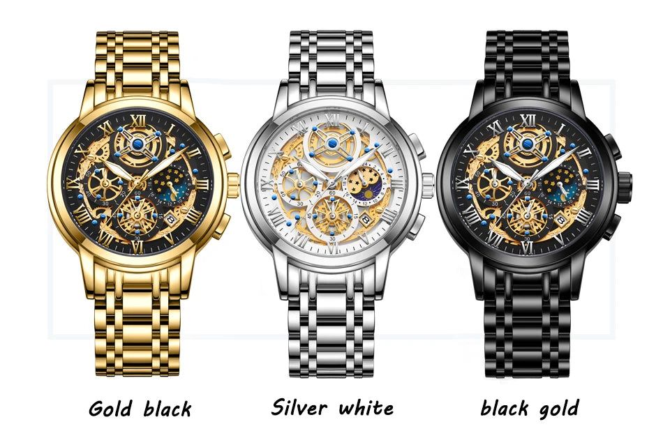 LIGE 2024 New Fashion Gold Women Watch Top Brand Luxury Waterproof Watches for Women Sport Quartz Chronograph Relogio Feminino