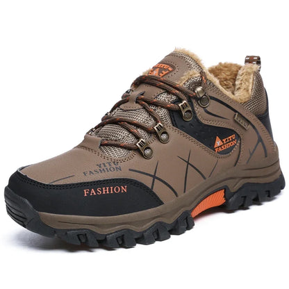 Scarpe da trekking da uomo in pelle scamosciata, sneakers outdoor da trail, scarpe da arrampicata antiscivolo e traspiranti, scarpe sportive da montagna da uomo