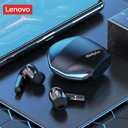 Lenovo GM2 Pro TWS Wireless Gaming Earbuds Bluetooth 5.3 – ENC Noise Cancelling Sport Earphones with Mic, Dual Mode Music & Gaming Headset