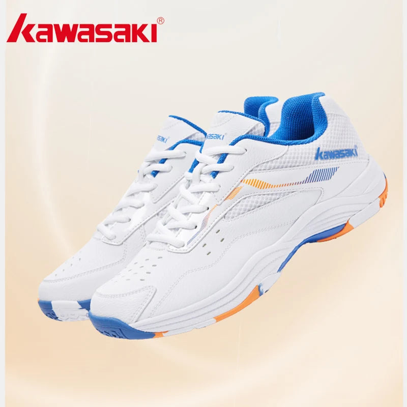 Zapatillas de bádminton Kawasaki para hombre, calzado deportivo profesional para mujer, transpirables para pista cubierta K-086