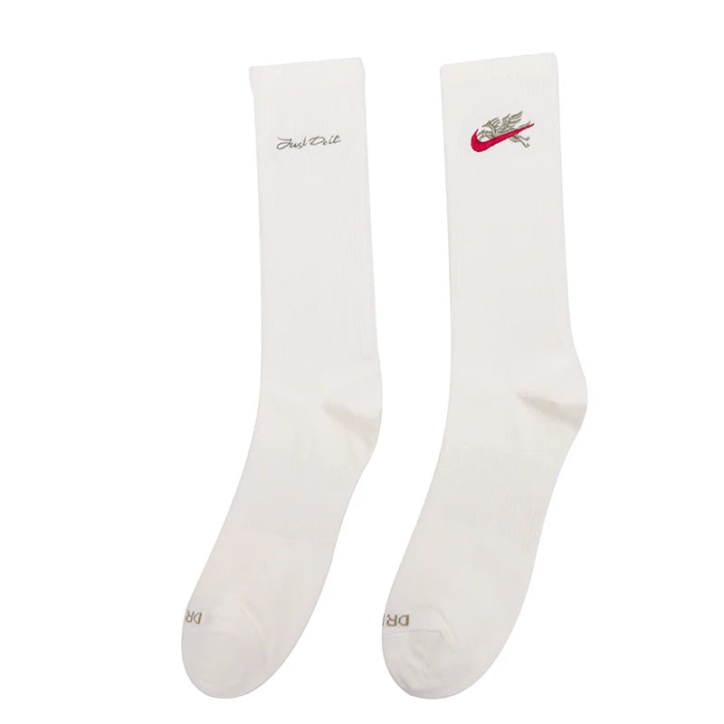 Pánske ponožky Nike, dámske ponožky, priedušné športové ponožky Nike absorbujúce pot, basketbalové ponožky, módne a univerzálne voľnočasové ponožky Iq3433-133