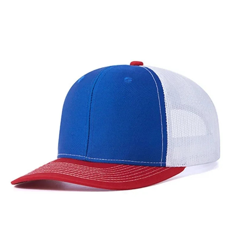 Hot Sale Summer Mesh Baseball Cap Men Women Slight Curved Snapback Trucker Hat Unisex Casual Outdoor Breathable Dad Cap Gorras