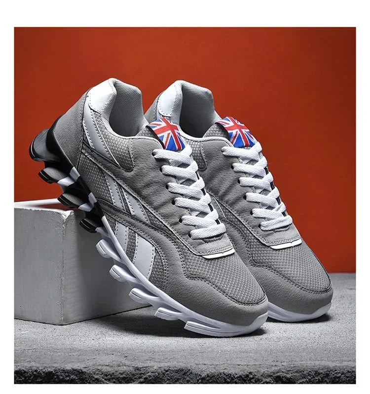 Brand trend size 46 47 48 men's wear-resistant cushioning thick-soled fitness sneakers, outdoor breathable running shoes for men