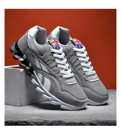 Brand trend size 46 47 48 men's wear-resistant cushioning thick-soled fitness sneakers, outdoor breathable running shoes for men