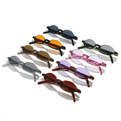 Half Frame Designer Small Sunglasses Women Cat Eye New Fashion Sun Shades UV400 Sun Glasses Brand