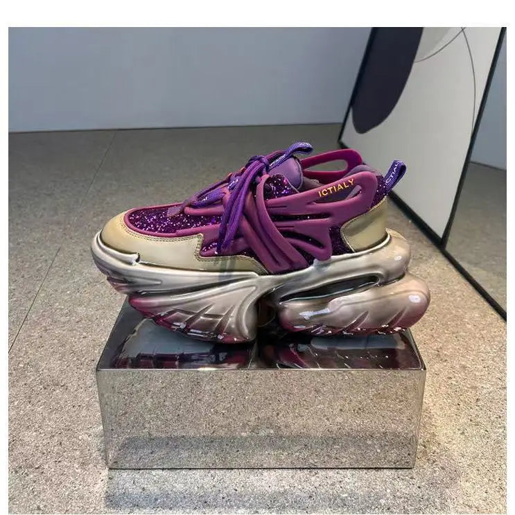 2026 Original Brand Couples Fashion Thick Bottom Sport And Leisure Shoe Designer Height Increase Anti Slip Outdoor Walking Shoe