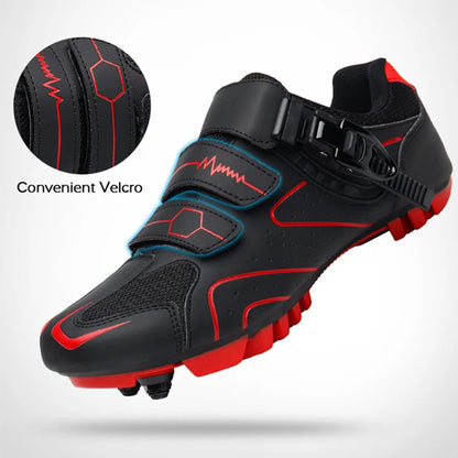 Mountain Bike Shoes Mens Cycling Shoes Quick Ratchet Buckle Compatible with SPD System Pedal for Indoor Outdoor Women MTB Shoes
