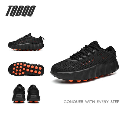Men's Comfortable Casual Sneakers with Foot Sensing Massage Technology Women's Sports Breathable Lightweight Training Shoes