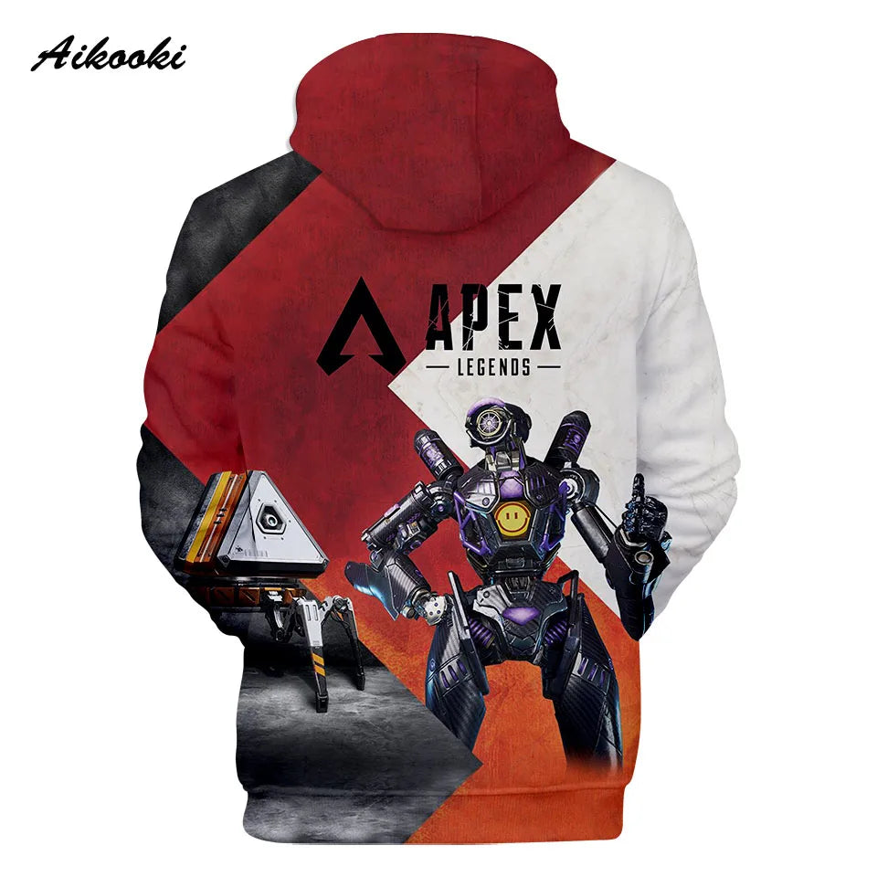 Personality 3D Printed Game Apex Legends Hoodies Sweatshirts Men Women High Quality Hoody Game Long Sleeve Plus Size Hoodies