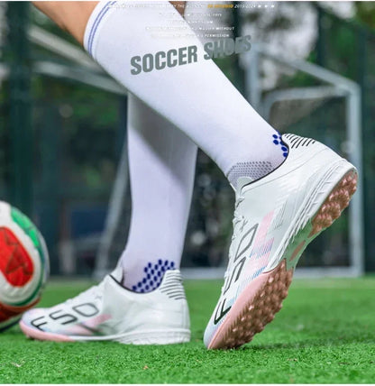 Nouvelles chaussures de football pour hommes, chaussures de football professionnelles, chaussures d'entraînement, chaussures de match, baskets antidérapantes, chaussures de sport pour terrain gazonné, chaussures d'extérie