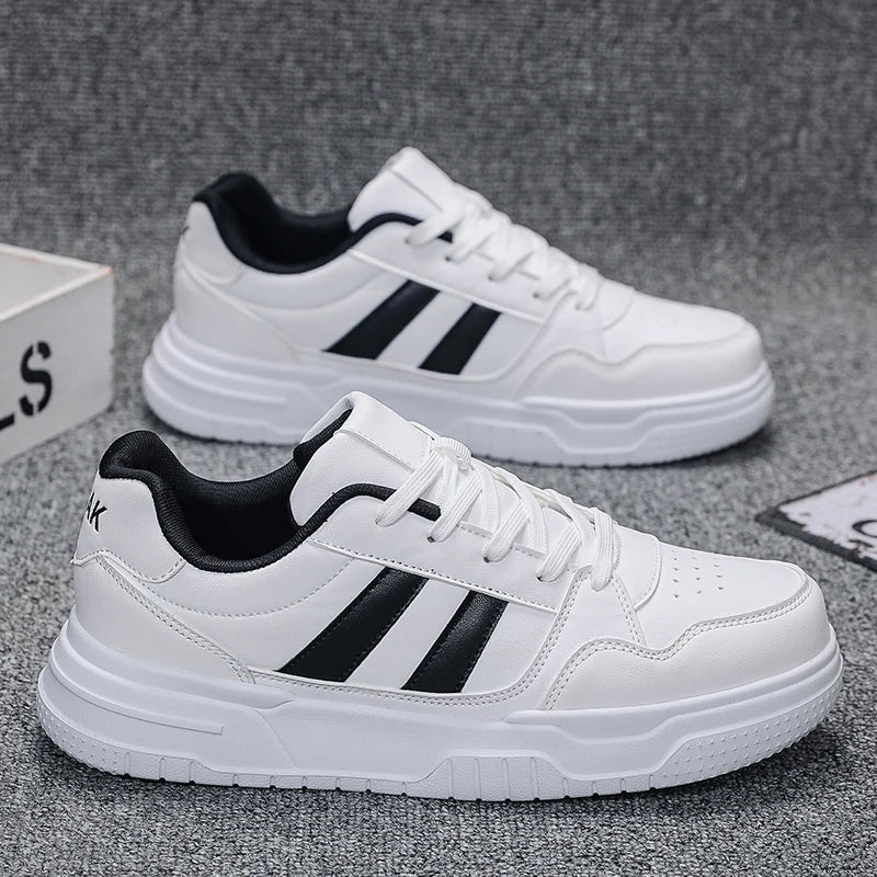 Plus Big Size 50 51 52 Mens Leather Sneakers Casual Sports Shoes Flat Skateboard Shoes For Dropshipping