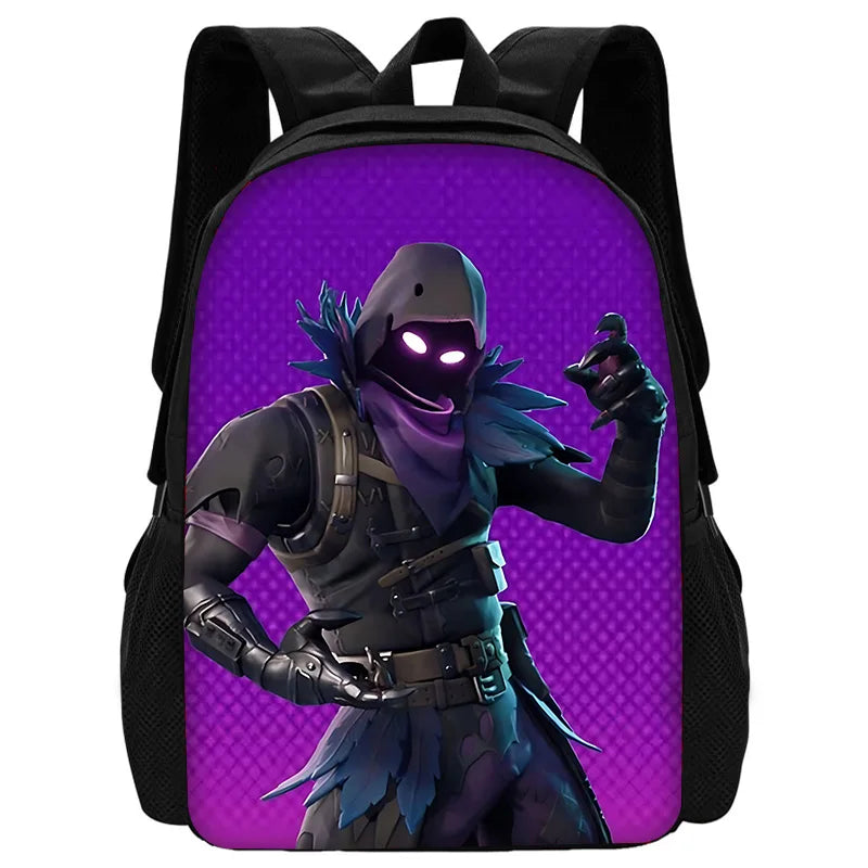 Trendiger Gaming-Schulrucksack für Kinder mit Lunchbags, Design-F-FortniteS Federmäppchen, Schultaschen für Jungen und Mädchen, ideales Geschenk