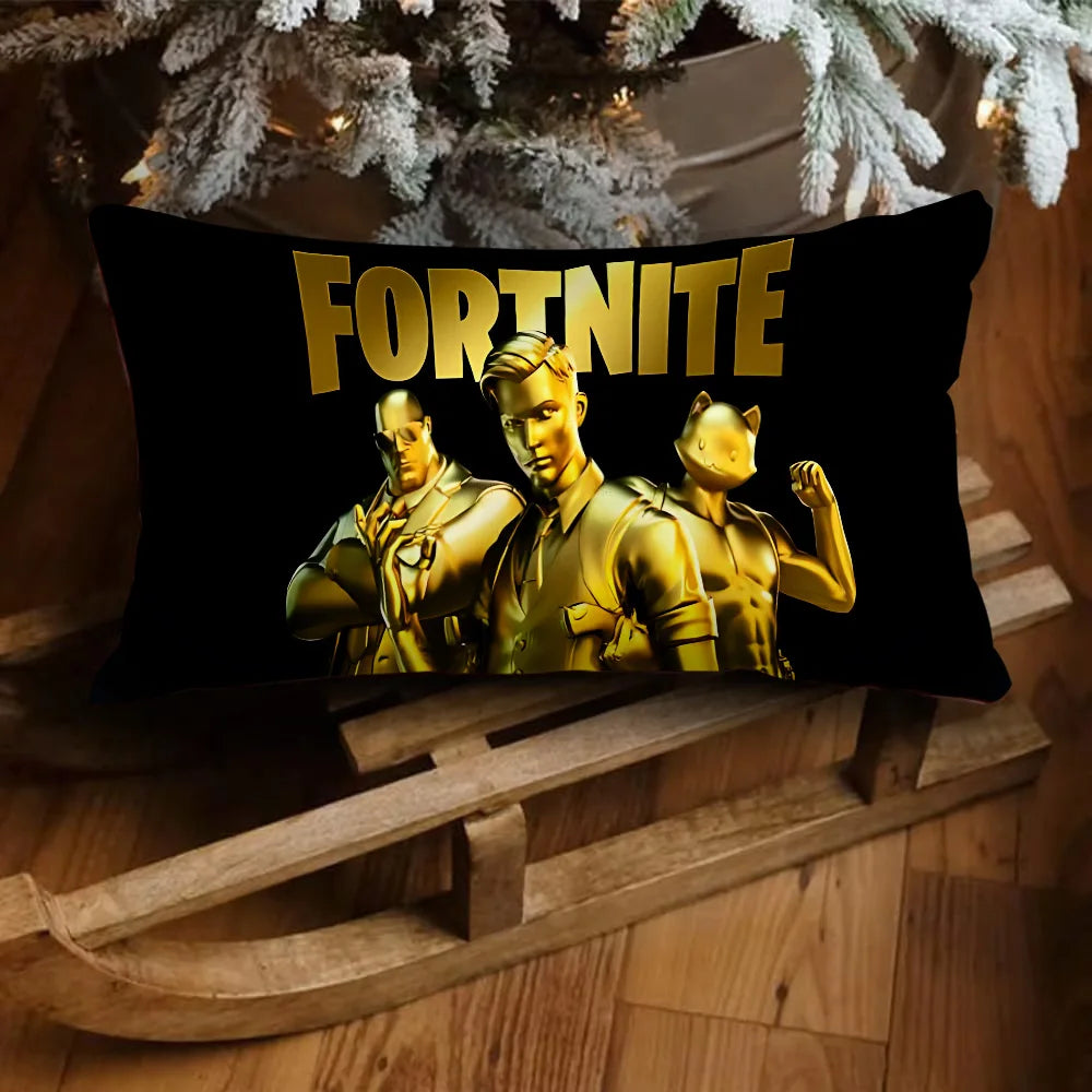 Game Fortnite Luxury Double-sided Printed Rectangle Pillowcase Bedside Pillowcase Sofa Cushion Cover Room Home Decoration