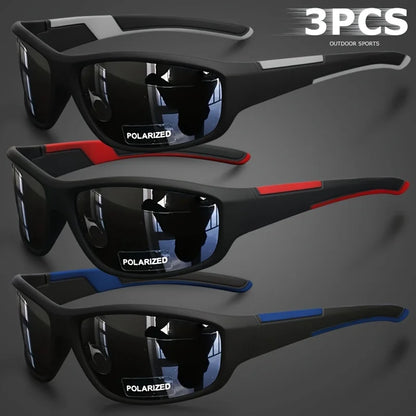 Sports Polarized Sunglasses for Men Lightweight Night Vision Male Shades Cycling Driving Fishing Fashion Mirror Sunglass UV400