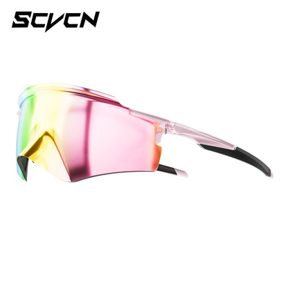 Scvcn Men's Cycling Glasses Outdoor Sport Runing Sunglasses Women MTB Bike Bicycle Goggles Road Riding Fishing Hiking Eyewear