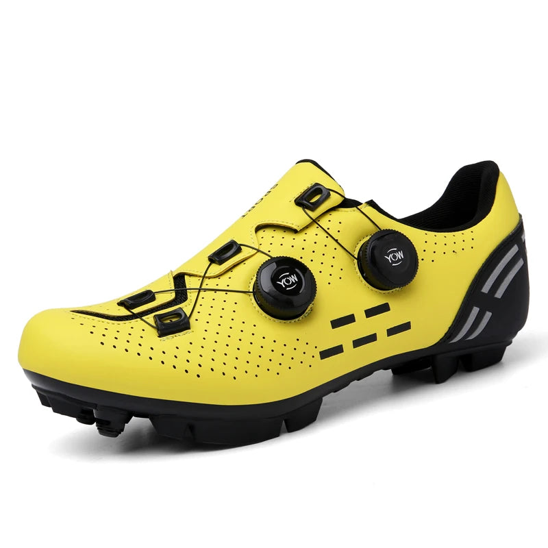Pantofi de ciclism de înaltă calitate, SPD cu autoblocare pentru bărbați, pantofi sport de curse pentru bicicletă, pantofi de ciclism MTB de munte antiderapanți pentru femei, 36-47