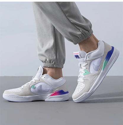 Nike – originálne nové pánske retro priedušné polstrované voľnočasové topánky HF5756-151