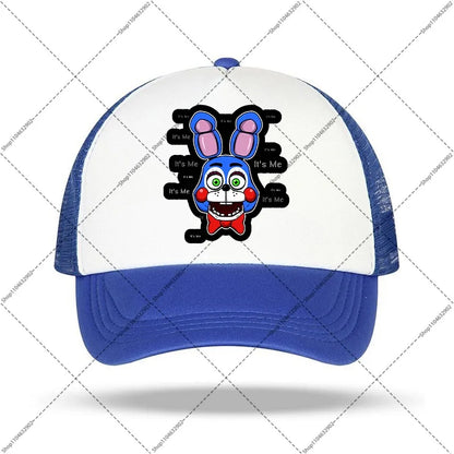 FNAF Baseball Cap Five Nights At Freddys Unisex Sun Hats Cartoon Anime Printed Hat Boys Girls Fashion Caps Birthday Party Gifts