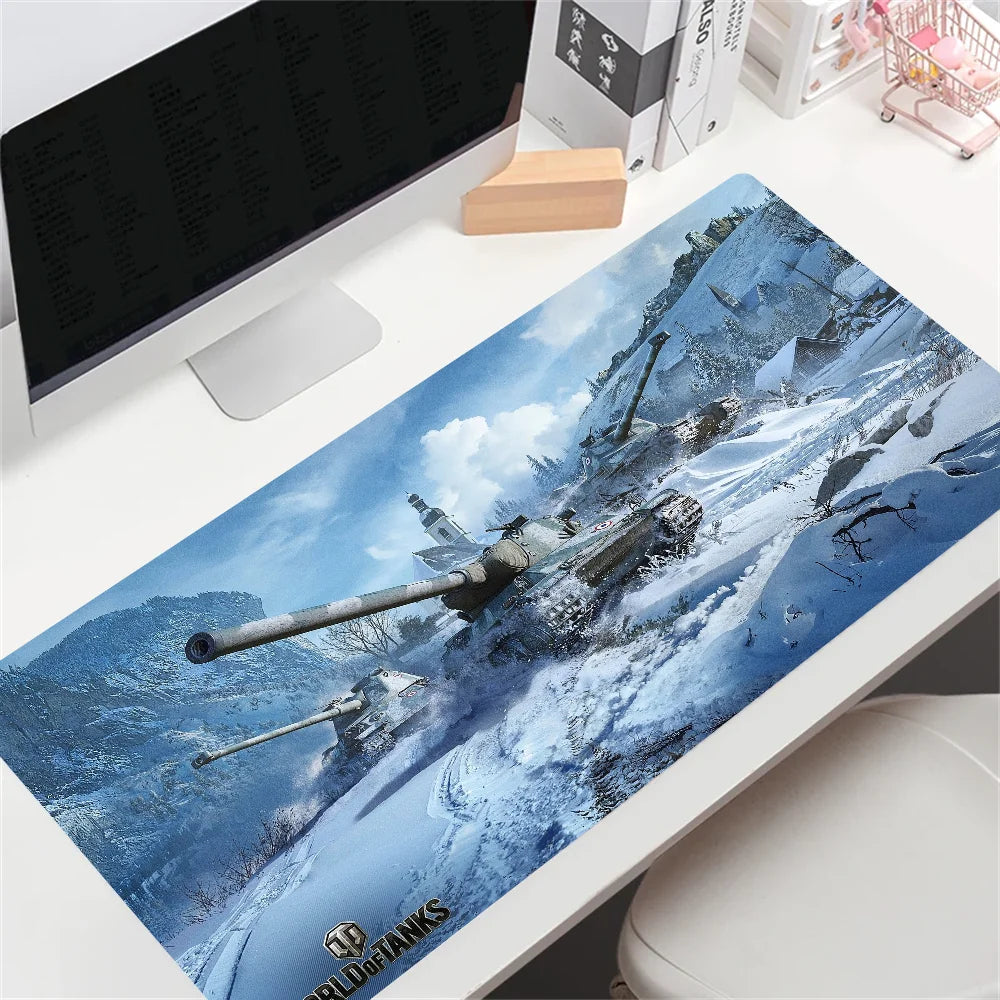 HD po meri World of Tanks velika igralna podloga za miško, velika velikost, anime podloga za miško, prilagojena za CS:GO, Zelda, World of Warcraft, podloge za mizo
