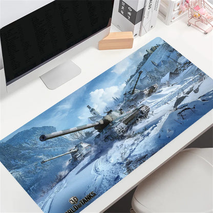 HD po meri World of Tanks velika igralna podloga za miško, velika velikost, anime podloga za miško, prilagojena za CS:GO, Zelda, World of Warcraft, podloge za mizo