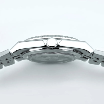 Corgeut 40mm prabangus vyriškas sportinis laikrodis su NH35 mechanizmu, automatinis mechaninis rankinis laikrodis su safyro stiklu, ledo mėlynos spalvos vyriškas laikrodis