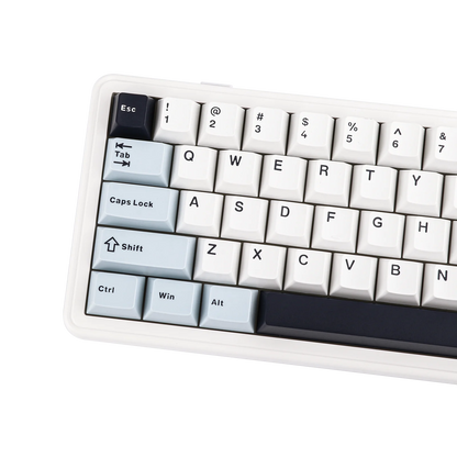 Teclado mecánico EPOMAKER x AULA F65 con distribución 65%, hot-swap, montaje gasket y conexión con cable/Bluetooth/inalámbrica 2.4G para Mac/Win