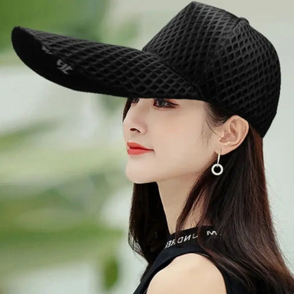 Large Head Man Outdoor Fishing 14cm Long Peak Big Size Sun Hat Oversize Trucker Cap Plus Size Mesh Baseball Caps 55-60cm 60-65cm