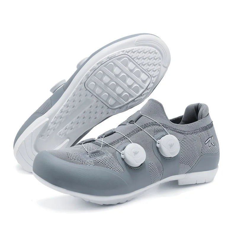 Men's MTB Cycling Shoes New Women's Pink Self-Locking Cleats Speed Road Bicycle Shoes Flat Trail Racing SPD Mountain Bike Sneakers