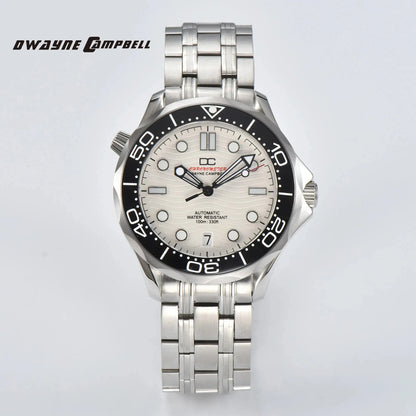 DWAYNE CAMPBELL Reloj mecánico automático de lujo para hombre NH35, bisel de cerámica, resistente al agua, reloj de pulsera clásico de negocios