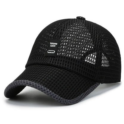 Summer Mesh Cap Baseball Breathable Outdoor Adjustable Snapback Hiking Fishing Cap Women Men Cool Casual Sport Cycling Cap