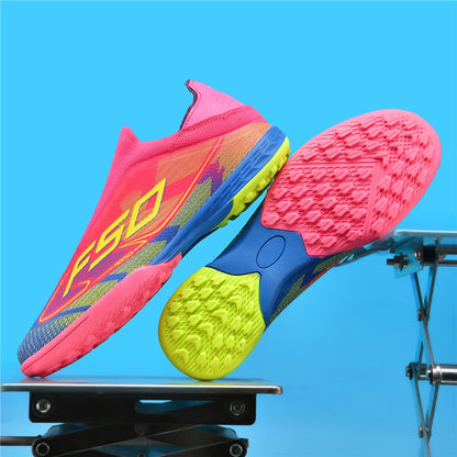 New Men's Soccer Shoes Grass Adult Non-Slip Non Slip Football Boots Ultralight Sport Indoor Cleats Fg Turf Futsal Comfortable