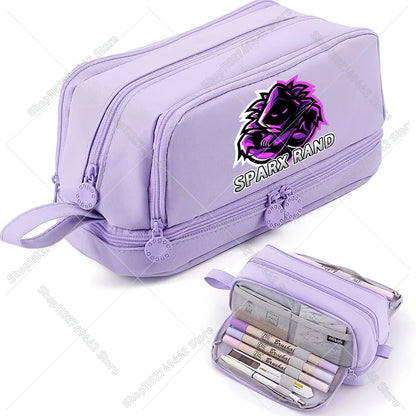 Game Anime Fortnites Student Pencil Case Cute Boy Girl Pencil Bag High-capacity Pencilcase Nylon Pen Case School Kids Stationery