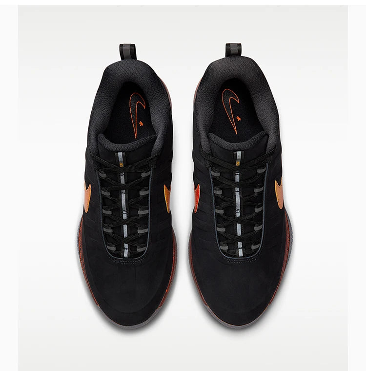 Nike Authentic Four Seasons Style letvægts-basketballsko til mænd med polstring og snørebånd IB6688-001