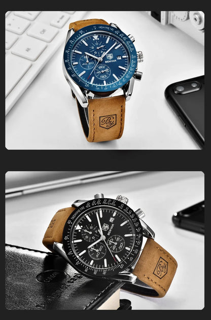 Men Watch BENYAR Top Brand Luxury Full Steel Business Quartz Watch Men Casual Waterproof Sports Watches Clock Relogio Masculino