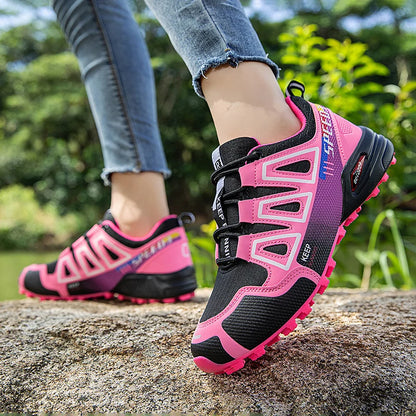 Hiking Shoes Women's Outdoor Hiking Sports Shoes, Non-slip Hunting Tactical Shoes, Breathable Lace-up Climbing Shoes, Cycling