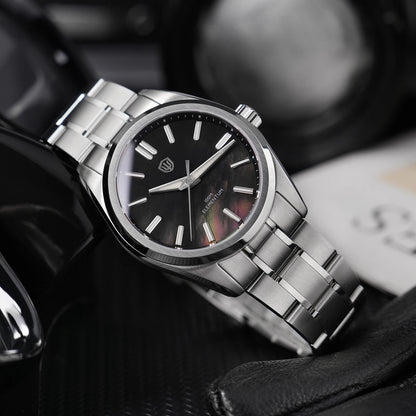 Watchdives WD0003C 38mm Watch VH31 Sweep Seconds Quartz Movement Stainless Steel Watch Elementum Original Design Men Wristwatch