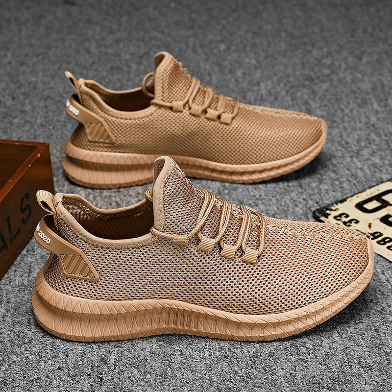 Breathable Men's Running Shoes Fashion Platform Men Casual Shoes Lightweight Women Vulcanized Shoes Flexible Anti-slip Sneakers