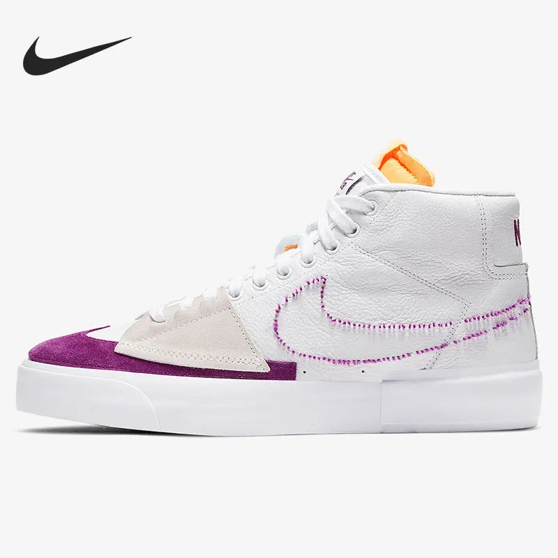 Nike genuine SB BLAZER ZOOM men's and women's mid top skateboard shoes DA2189-100