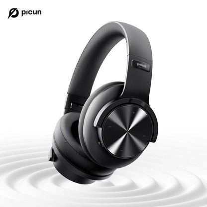 Picun B8 Wireless Bluetooth Headphones – 120H Playtime, Bluetooth 5.3, Low Latency Gaming Headset with Microphone & Deep Bass Sound