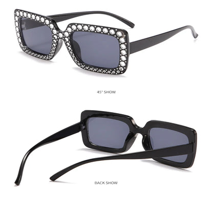 Fashion Diamond Sunglasses Women Men Luxury Brand Designer Glitter Sun Glasses UV400 Shades Eyeglasses Goggles