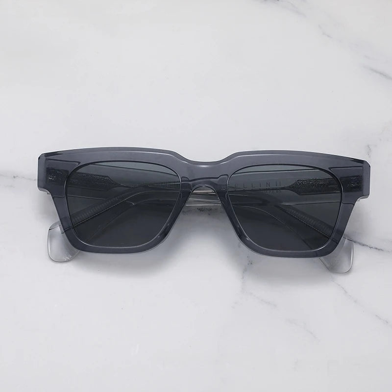 JMM FELLINI Female Sunglasses Thick Acetate Popular Luxury Woman Sunglasses 2025 Jacques Men's Sunglasses With Original Case