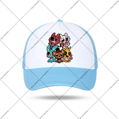 FNAF Baseball Cap Five Nights At Freddys Unisex Sun Hats Cartoon Anime Printed Hat Boys Girls Fashion Caps Birthday Party Gifts